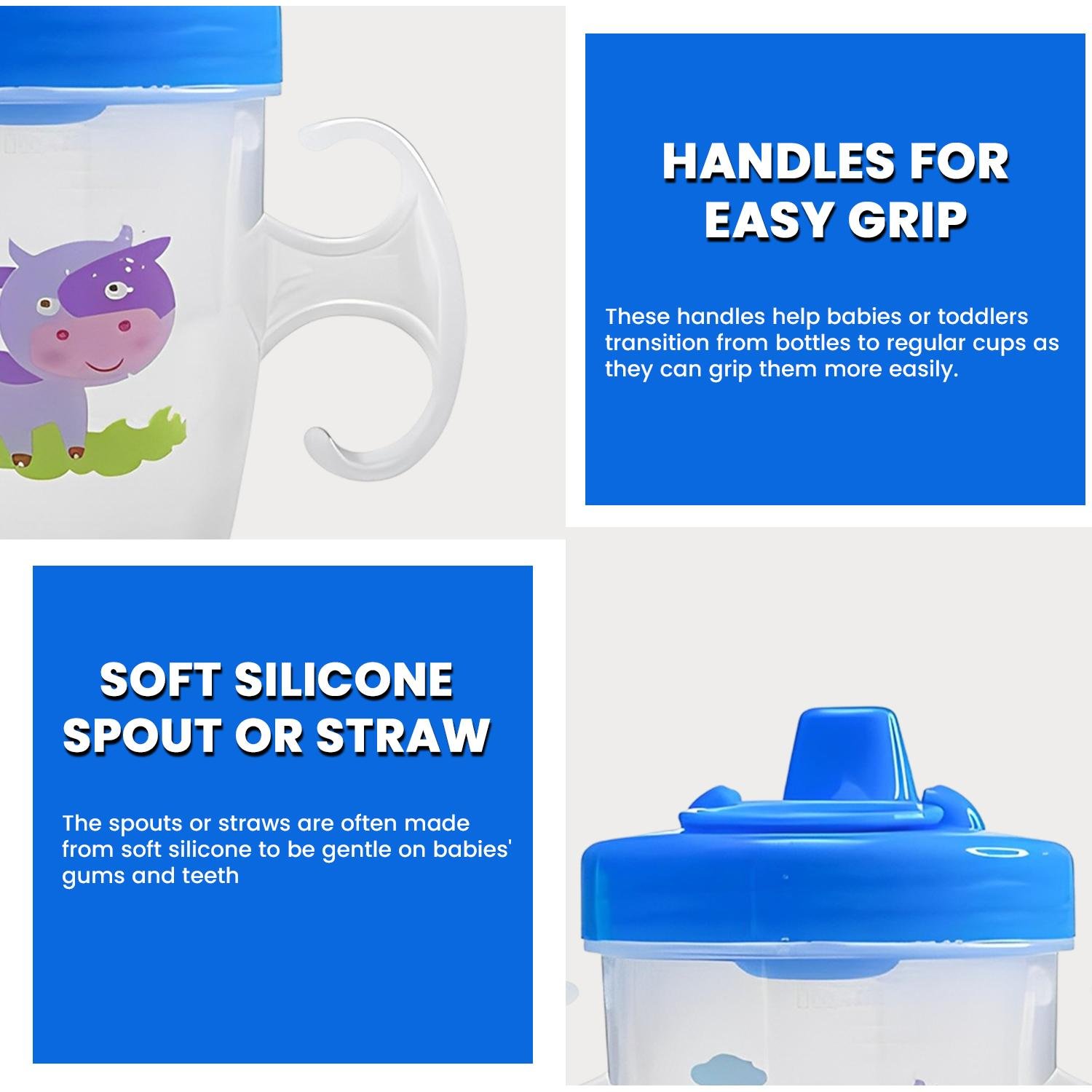 Limitless Children’s Handle Cup Trainer, Easy-Grip Toddler Cup for Independent Drinking, Trainer Cup for Child Drinking Water, Suitable for Outdoor and Indoor